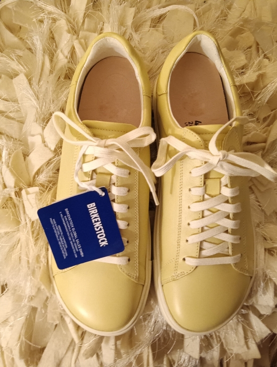 Birkenstock Shoes - Birkenstock Bend Low  - Womens Size 9 (40)- Butter Yellow Leather